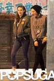 Kristen Stewart Swaps Sweatshirts With a Friend
