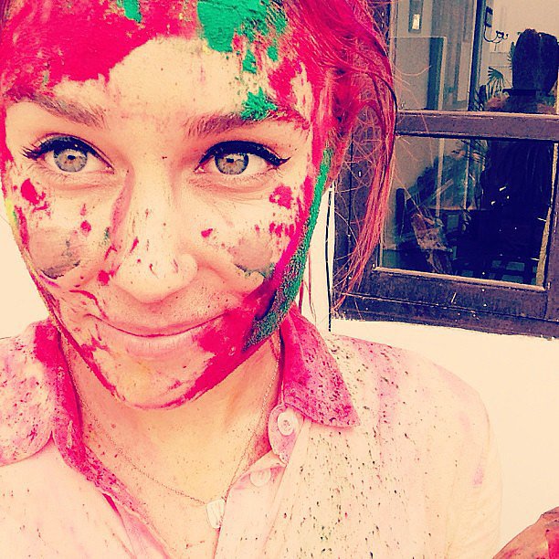 Lauren got covered in paint when she went to India during the Holi festival.
Source: Instagram user laurenconrad
Lauren got covered in paint when she went to India during the Holi festival.
Source: Instagram user laurenconrad