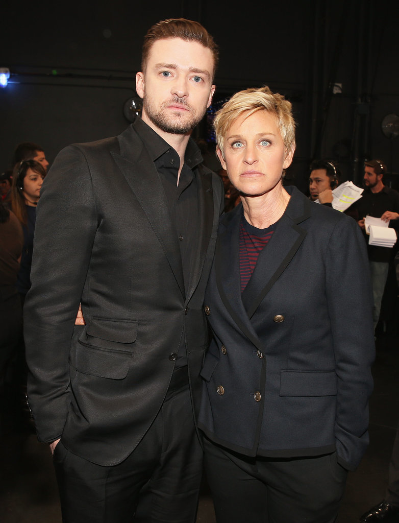Ellen DeGeneres served as Justin's date to the People's Choice Awards in January 2014.
Ellen DeGeneres served as Justin's date to the People's Choice Awards in January 2014.