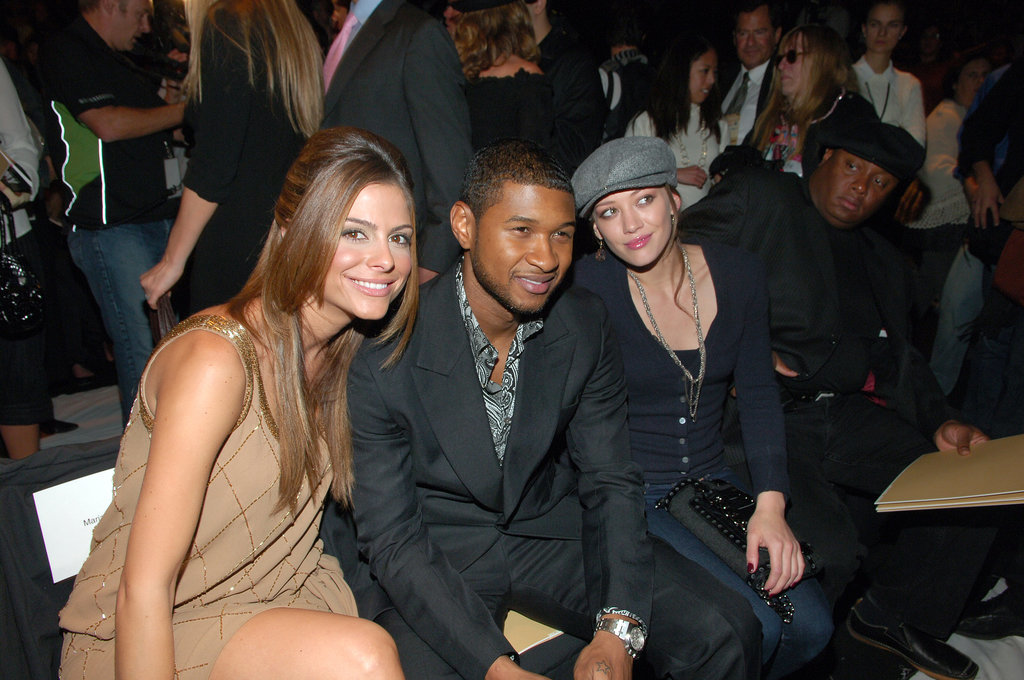Maria Menounos, Usher, and Hilary Duff smiled at Michael Kors in February 2007.
Maria Menounos, Usher, and Hilary Duff smiled at Michael Kors in February 2007.