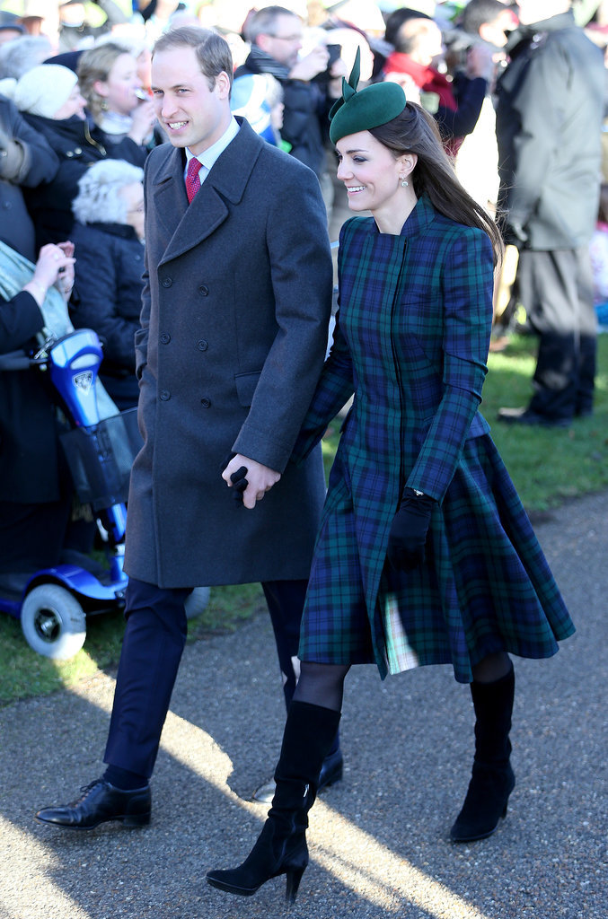 Will and Kate held hands on Christmas Day 2013 when they walked to a special service in Sandringham.
Will and Kate held hands on Christmas Day 2013 when they walked to a special service in Sandringham.