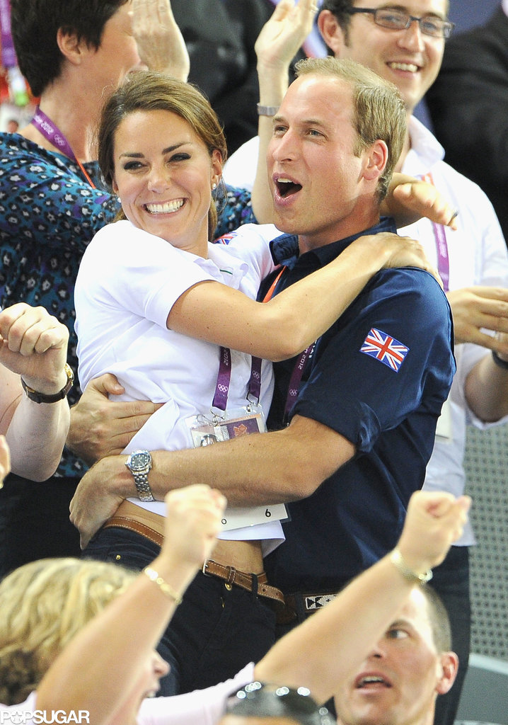 The two got excited during the 2012 Olympic Games in London.
The two got excited during the 2012 Olympic Games in London.