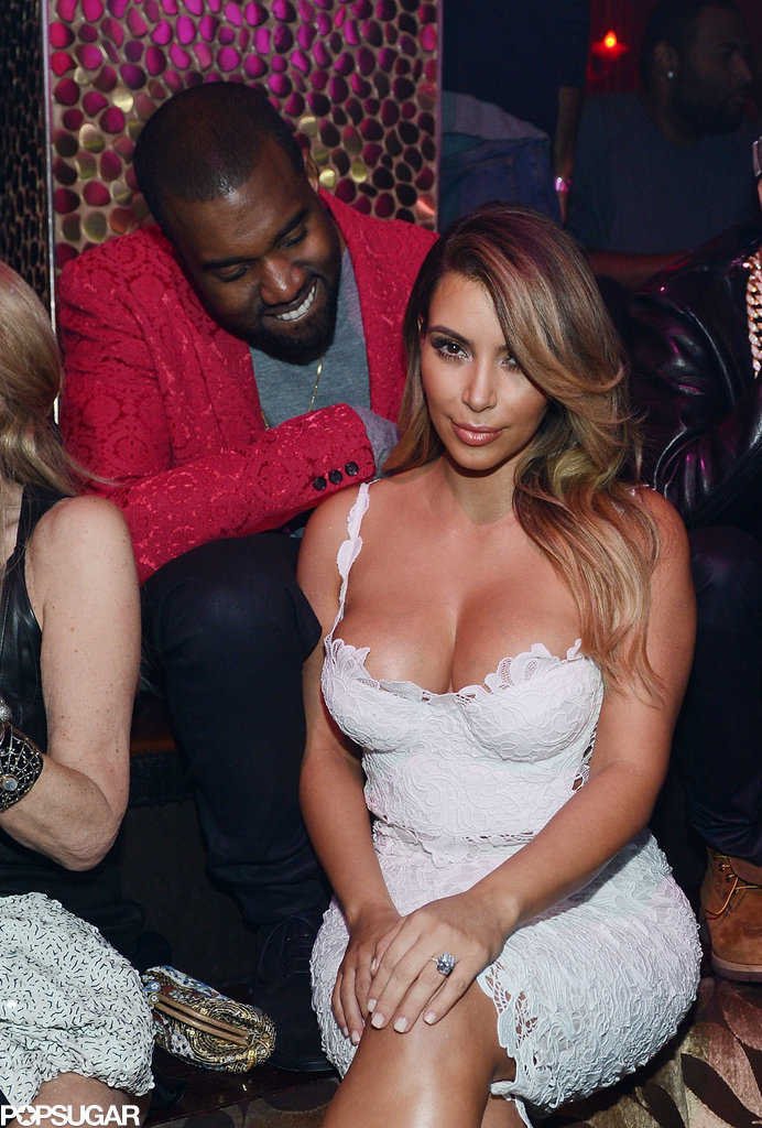 Kanye couldn't keep his eye off Kim during an October 2013 trip to Las Vegas to celebrate her birthday. Kanye couldn't keep his eye off Kim during an October 2013 trip to Las Vegas to celebrate her birthday.