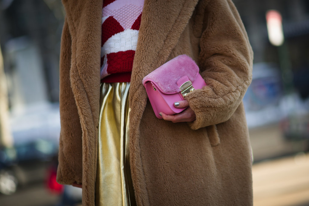 Just big enough to hold all the essentials and add the right pop of color. 
