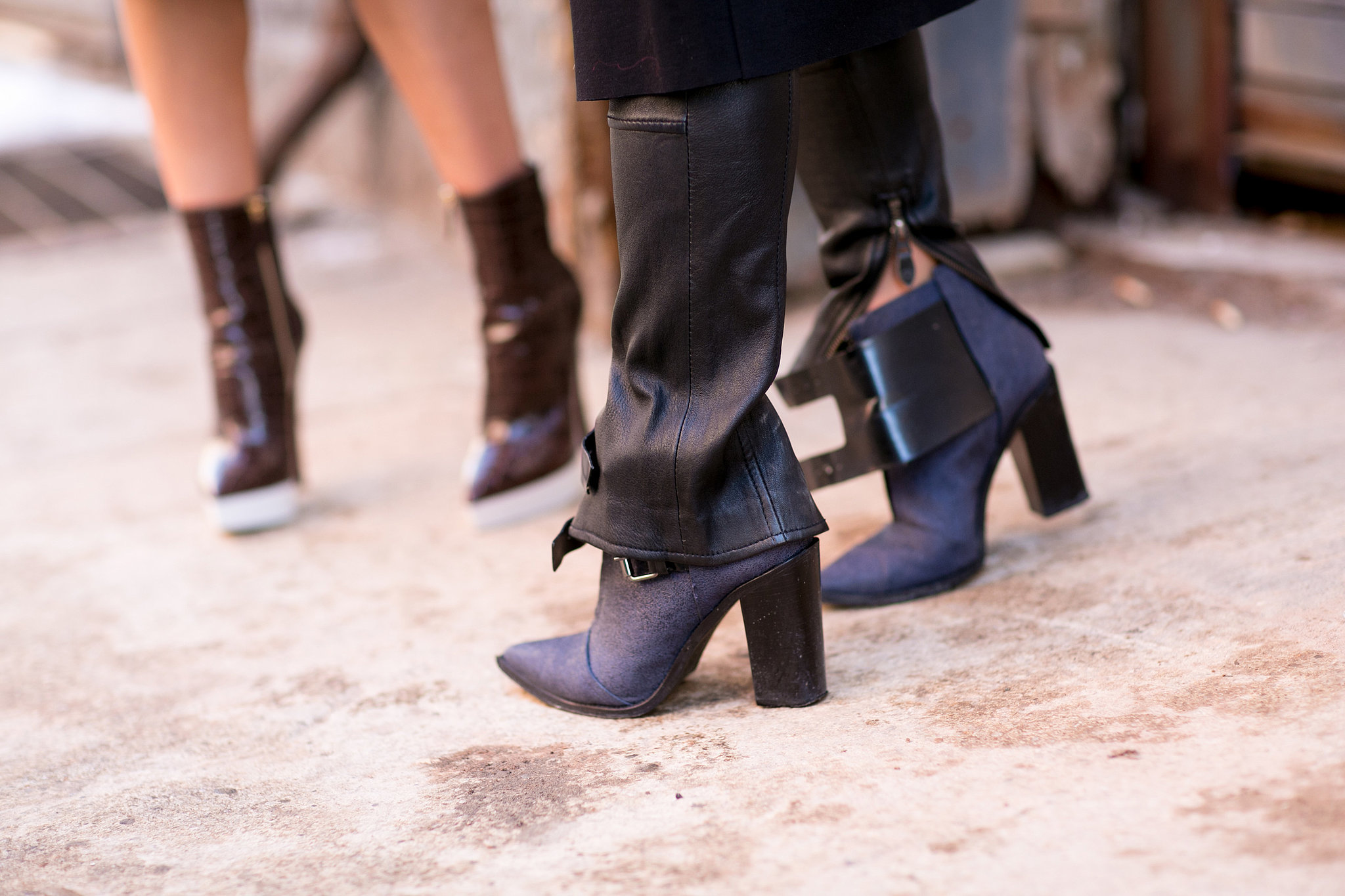 Tibi boots lend that perfectly polished kind of cool. 
