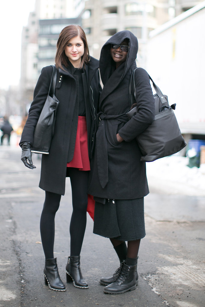 Two ways to play the off-duty vibe; both equally cool. 
