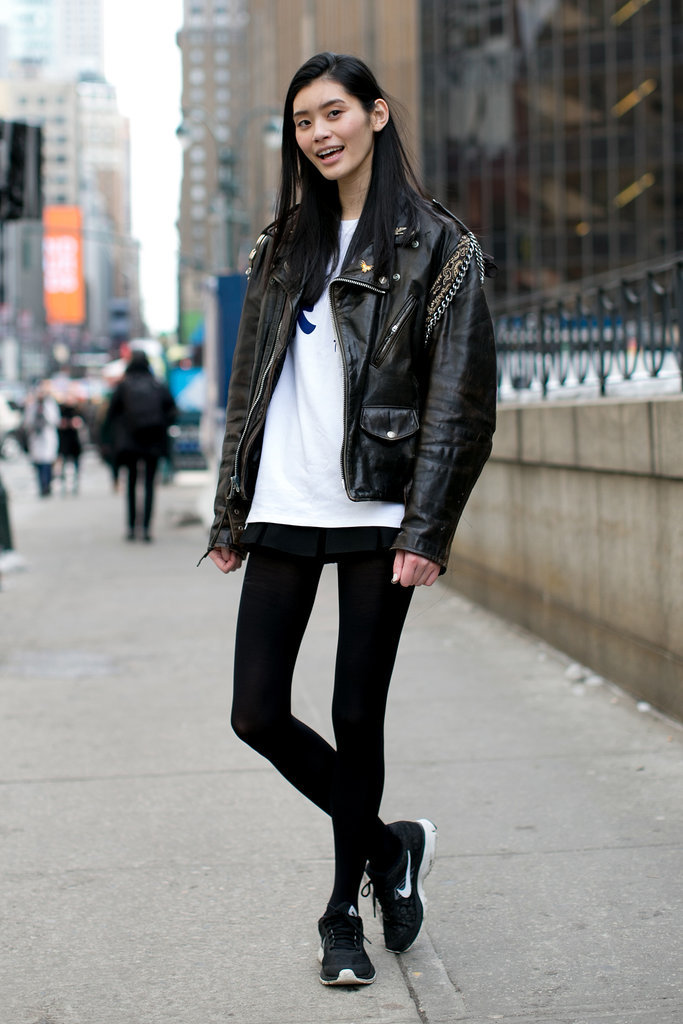 Black and white and cool all over. 
