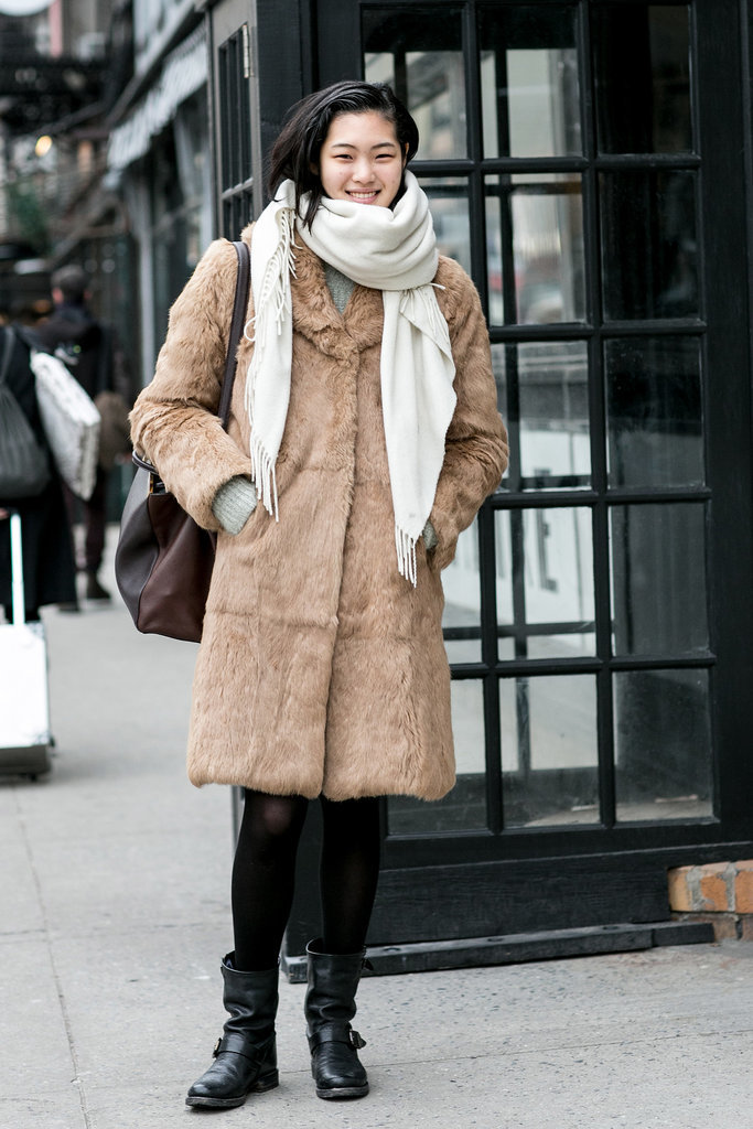 Right on par for model street style, more fur and biker boots. 
