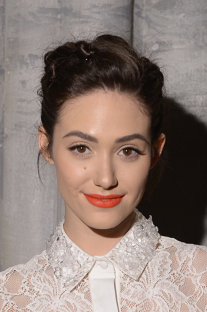 Emmy Rossum at Monique Lhuillier Emmy Rossum at Monique Lhuillier