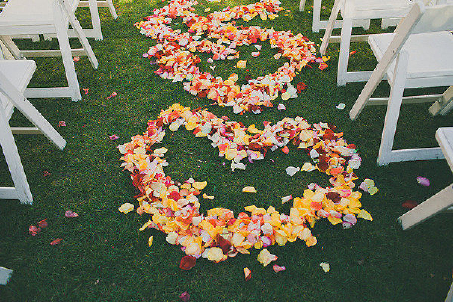 Rose Petal Ceremony Hearts Rose Petal Ceremony Hearts