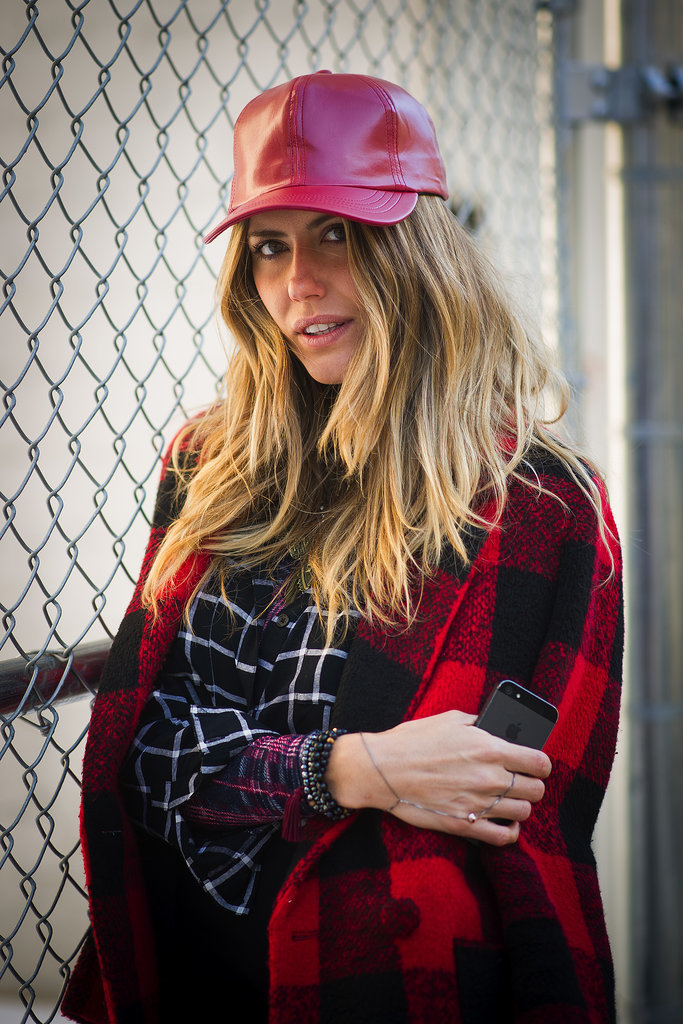 Playing it cool is easy when you add a baseball cap in leather.
Playing it cool is easy when you add a baseball cap in leather.
