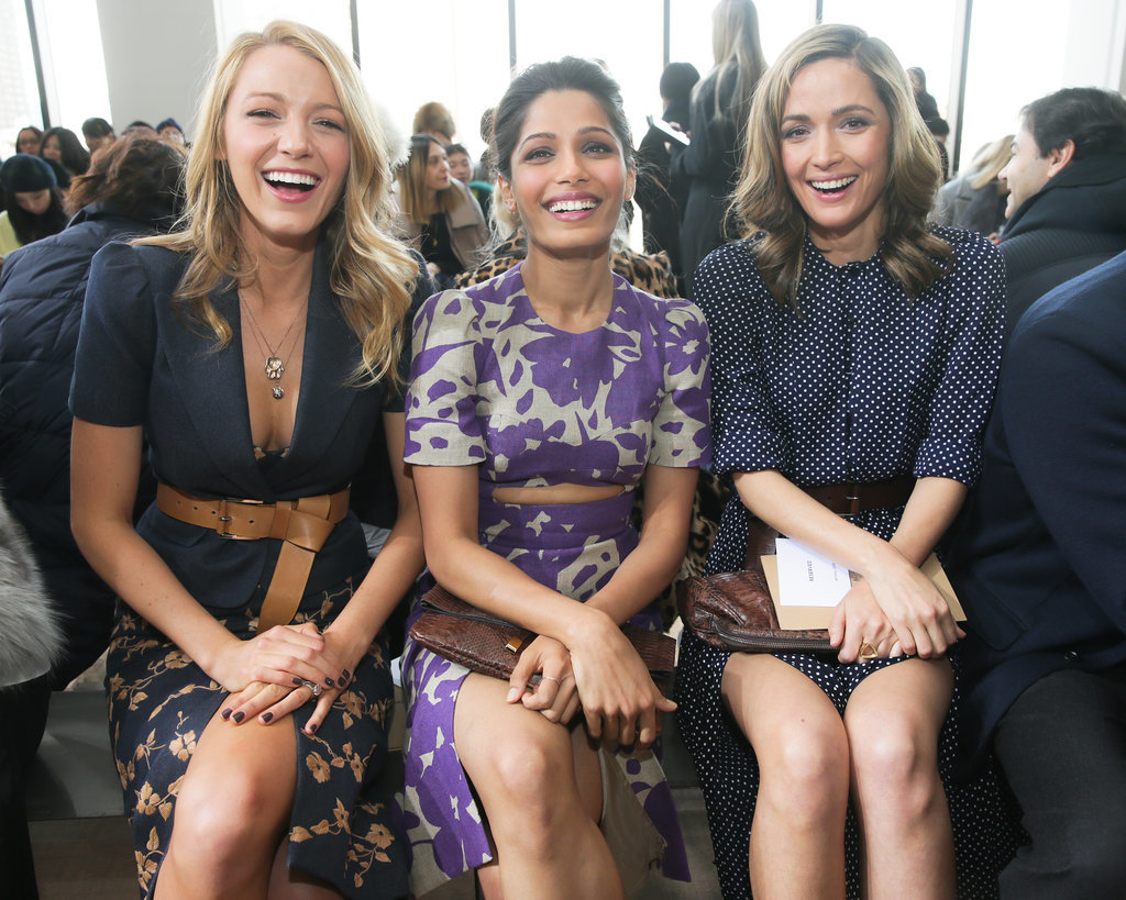 Blake Lively, Freida Pinto, and Rose Byrne Blake Lively, Freida Pinto, and Rose Byrne