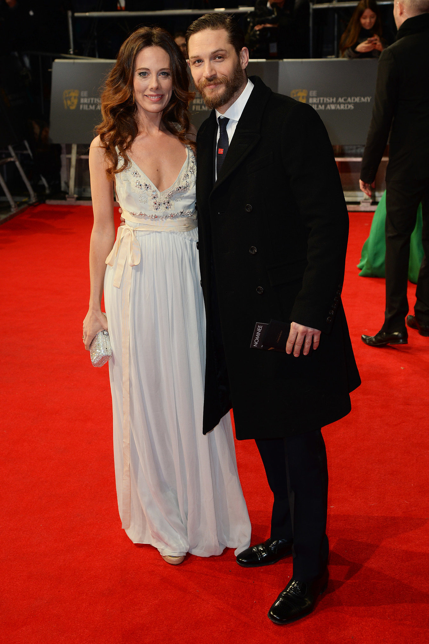 Tom Hardy And Kelly Marcel At The 2014 Bafta Awards A Listers Trade La For London At The 