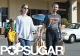 Shia LaBeouf Spent His Day Shopping . . . and Skywriting