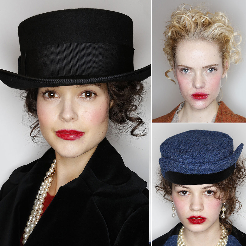 Vivienne Westwood Red Label's Beauty Look Lived Up to Its Name Vivienne Westwood Red Label's Beauty Look Lived Up to Its Name