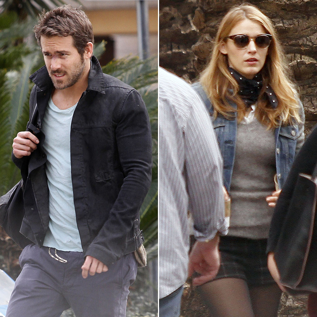 Blake Lively Reunites With Ryan Reynolds on Set Blake Lively Reunites With Ryan Reynolds on Set