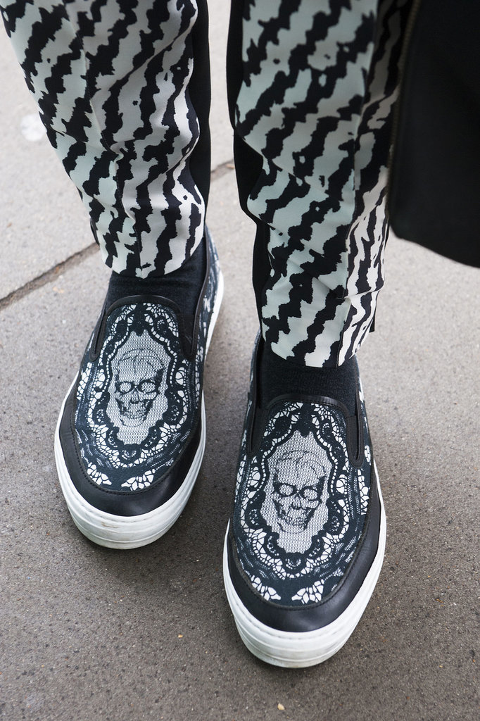 Making a statement from the ankles down.
Making a statement from the ankles down.