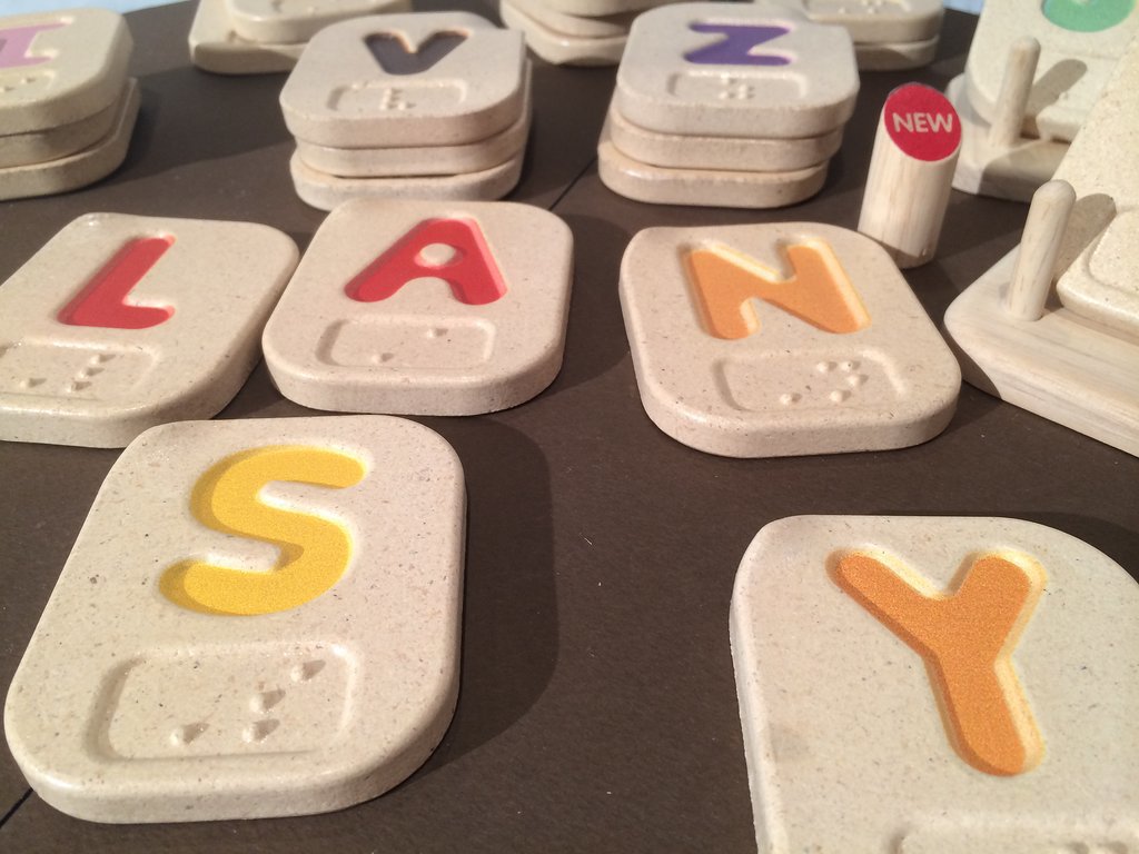 Plan Toys Braille Letters Plan Toys Braille Letters