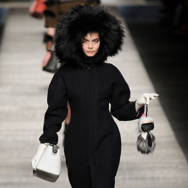 Cara Delevingne Has Karl Lagerfeld's World on a String at Fendi Cara Delevingne Has Karl Lagerfeld's World on a String at Fendi