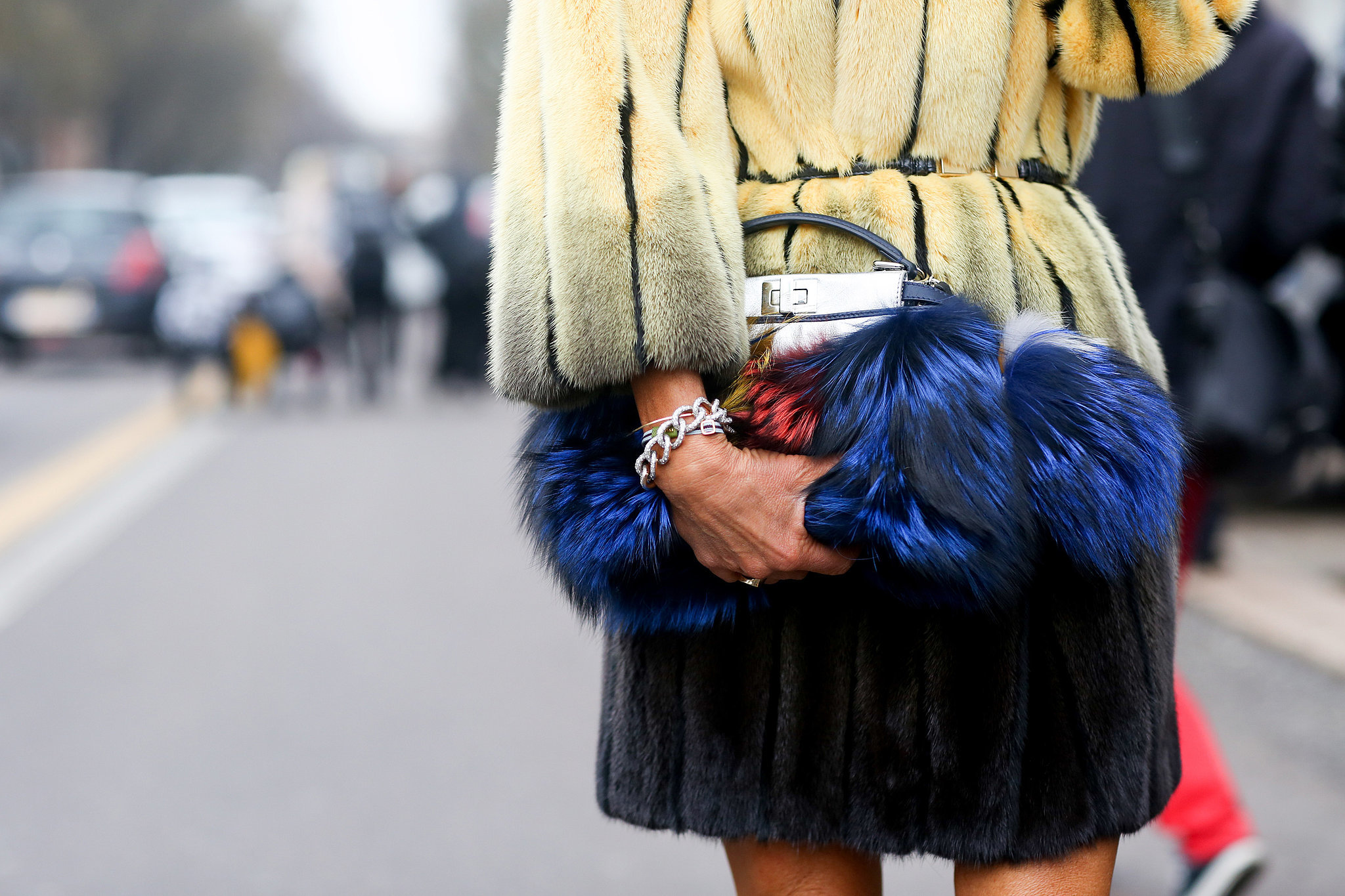 If you had to guess, you'd say this was Anna Dello Russo's clutch, wouldn't you? You'd be right. 

