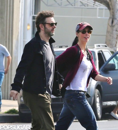 Michael Sheen and Sarah Silverman Confirm Their Romance With PDA Michael Sheen and Sarah Silverman Confirm Their Romance With PDA