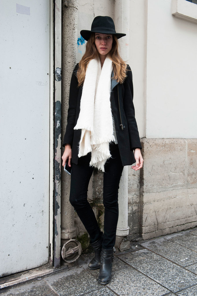 PFW Model Street Style Day One PFW Model Street Style Day One