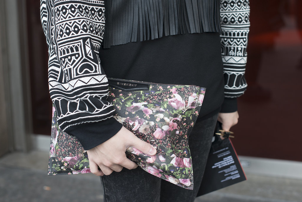 We adore the florals on this Spring-ready Givenchy clutch.
We adore the florals on this Spring-ready Givenchy clutch.