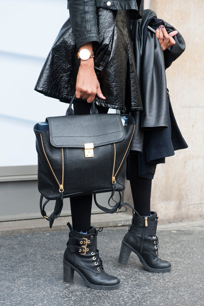 The old-school backpack gets a sleek upgrade, 3.1 Phillip Lim style.
The old-school backpack gets a sleek upgrade, 3.1 Phillip Lim style.