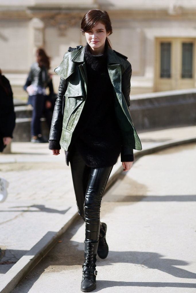 PFW Model Street Style Day Three PFW Model Street Style Day Three