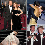 Revisit Iconic Oscars Moments - From Angelina's Leg to Jennifer's Fall