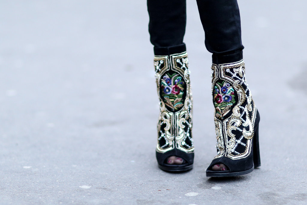 Nobody makes a statement bootie quite like Balmain.
Nobody makes a statement bootie quite like Balmain.