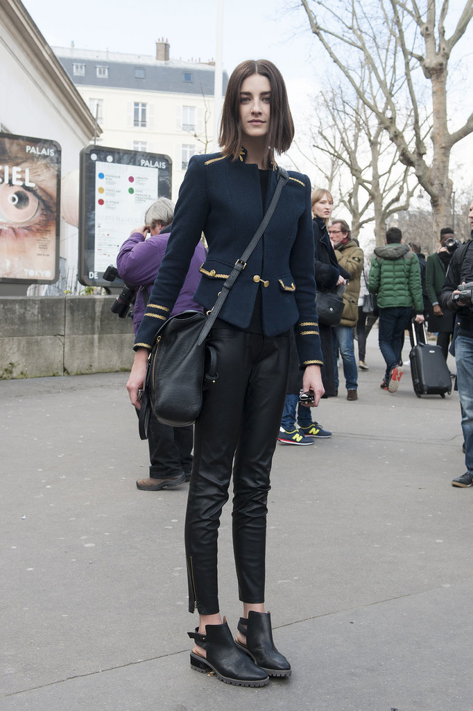 PFW Model Street Style Day Three PFW Model Street Style Day Three