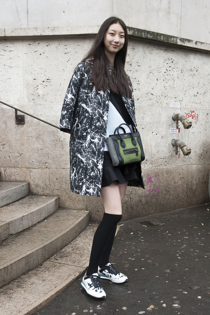 PFW Model Street Style Day Three PFW Model Street Style Day Three
