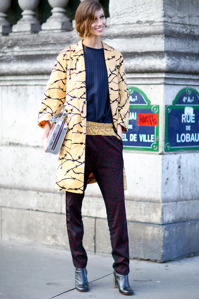 PFW Model Street Style Day Two PFW Model Street Style Day Two