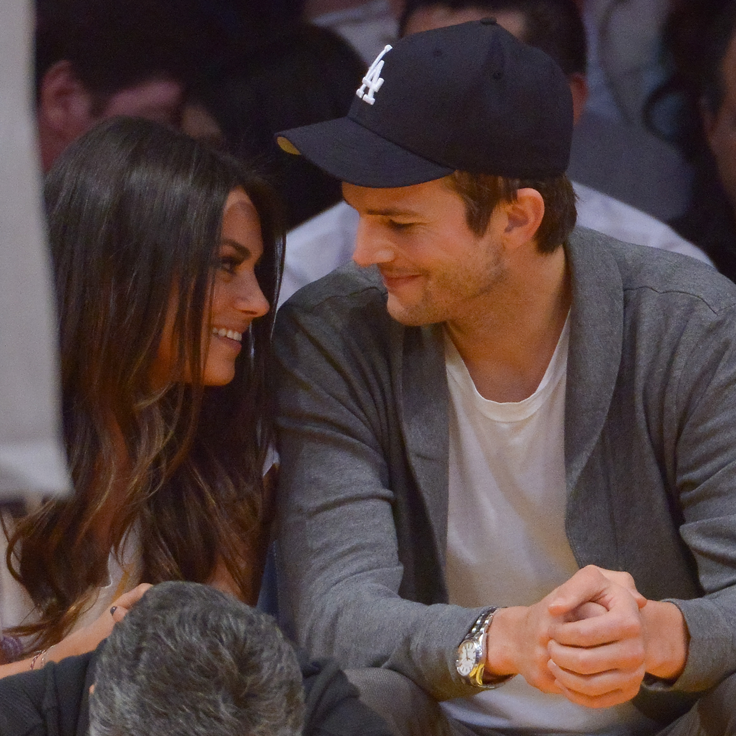 Mila and Ashton's Engagement, From Her First Kiss Ever to That Rock