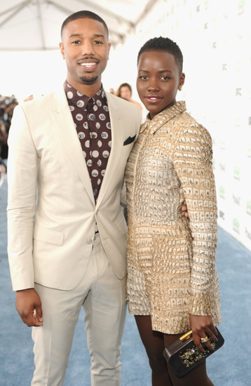 Aww! Michael B. Jordan Charms Lupita Nyong'o Aww! Michael B. Jordan Charms Lupita Nyong'o