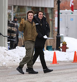 Robert Pattinson Gets Giggly in the Snow With His Costar