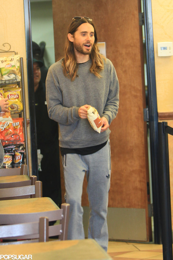 Jared Leto's Hangover Cure? Baked Lays and Subway! Jared Leto's Hangover Cure? Baked Lays and Subway!