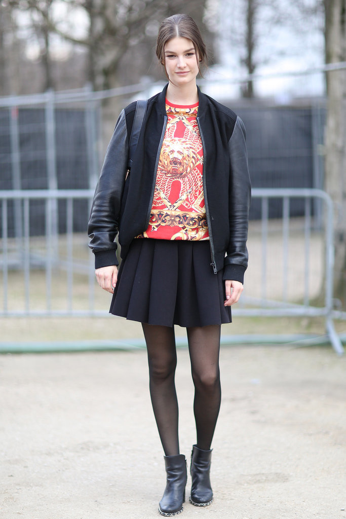 PFW Model Street Style Day Eight PFW Model Street Style Day Eight