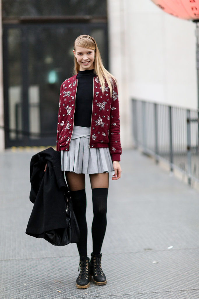 PFW Model Street Style Day Six PFW Model Street Style Day Six
