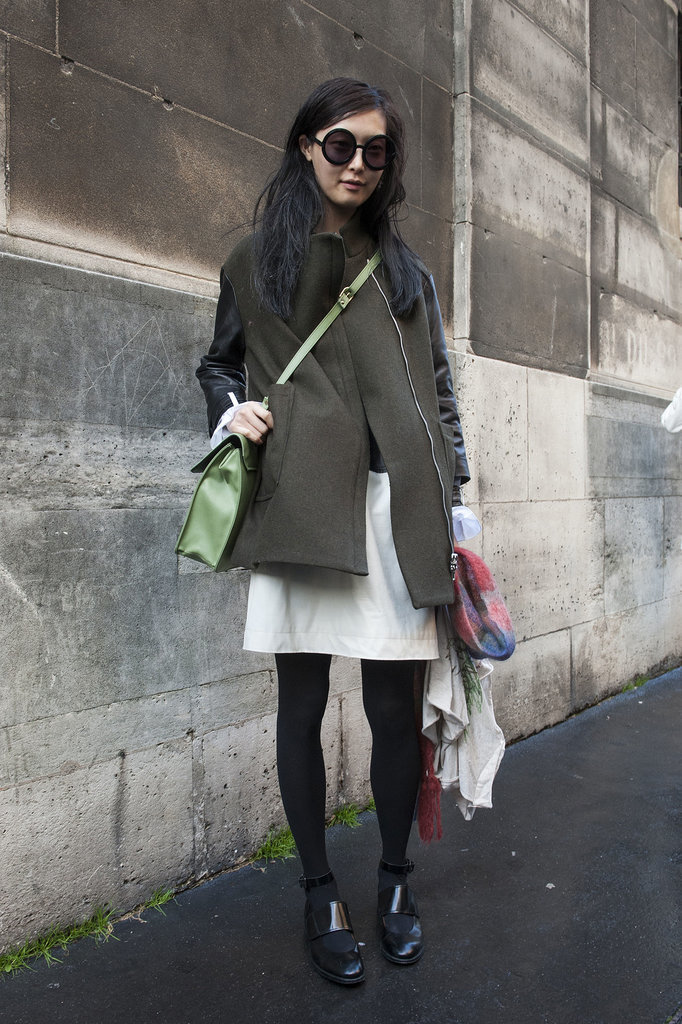 PFW Model Street Style Day Five PFW Model Street Style Day Five