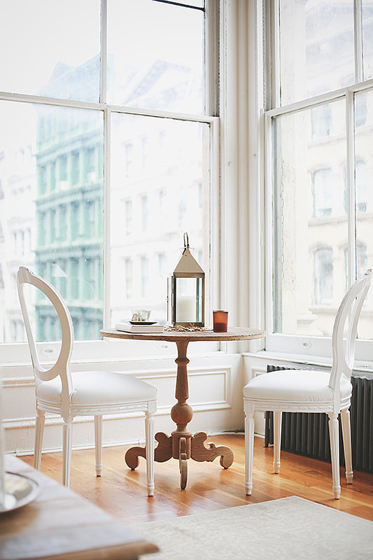POPSUGAR: What did she want to achieve with the space?
Noa Santos: Her main objective was to create a home for her and her fiancé that would function in a myriad of settings, from intimate dinner parties to Sunday football games. Her love of white meant using materials that were light in color but durable. She wanted a home that felt removed enough from the city without losing the distinctly SoHo character of the space.
Photo by Chellis Michael Photography
POPSUGAR: What did she want to achieve with the space?
Noa Santos: Her main objective was to create a home for her and her fiancé that would function in a myriad of settings, from intimate dinner parties to Sunday football games. Her love of white meant using materials that were light in color but durable. She wanted a home that felt removed enough from the city without losing the distinctly SoHo character of the space.
Photo by Chellis Michael Photography