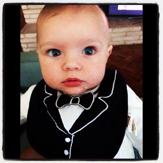 Axl Duhamel put on his best bib for his Academy Awards-viewing party.
Source: Instagram user joshduhamel
Axl Duhamel put on his best bib for his Academy Awards-viewing party.
Source: Instagram user joshduhamel