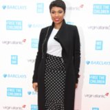 Jennifer Hudson in Polka Dot Skirt at We Day Concert Jennifer Hudson in Polka Dot Skirt at We Day Concert