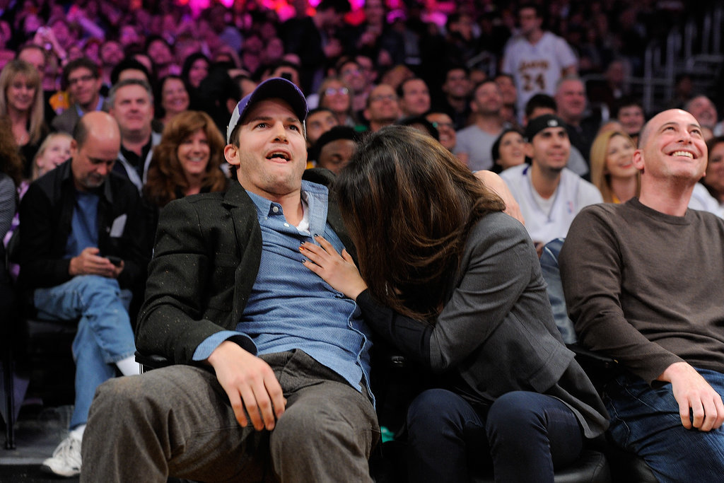 Mila Kunis just couldn't bare to watch part of the Utah Jazz and Los Angeles Lakers game in January.
Mila Kunis just couldn't bare to watch part of the Utah Jazz and Los Angeles Lakers game in January.