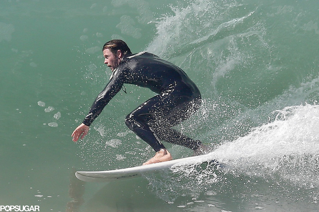 Let Chris Hemsworth Give You a Sexy Surfing Lesson