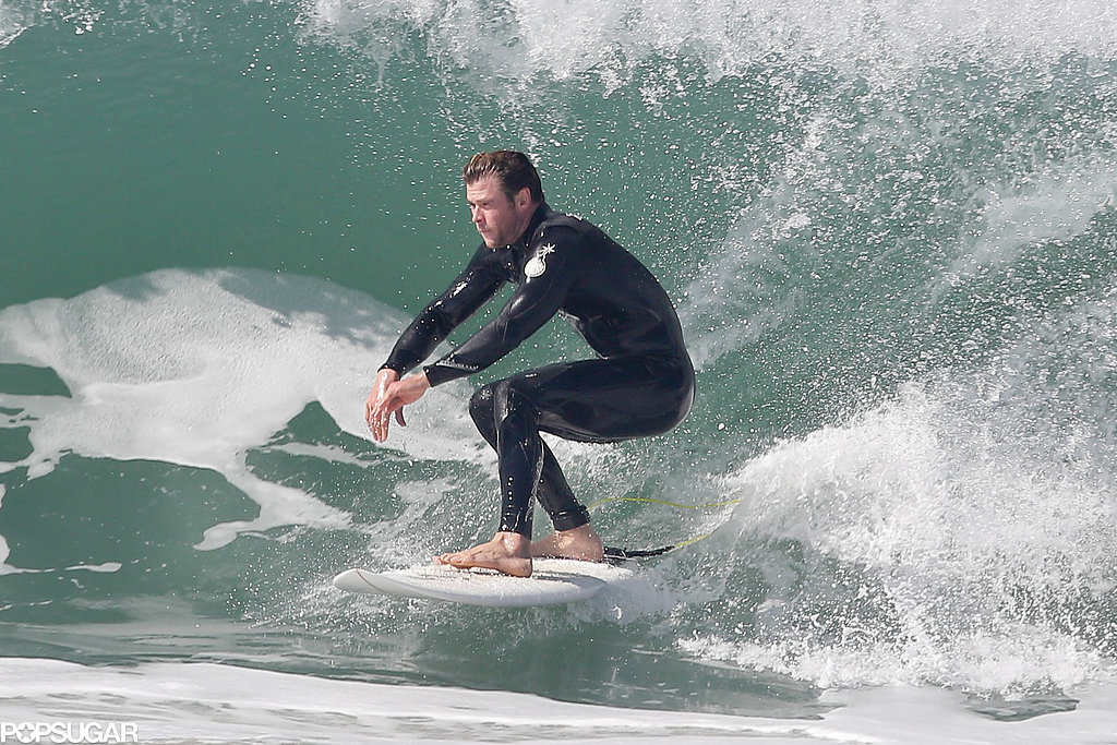 Let Chris Hemsworth Give You a Sexy Surfing Lesson