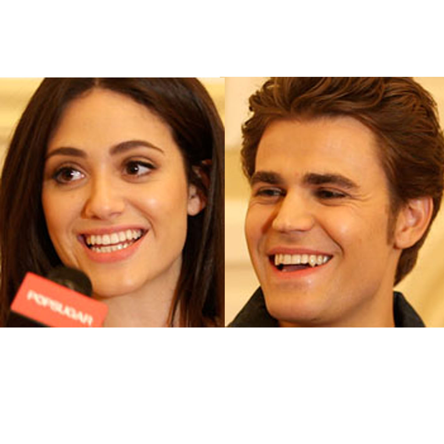 Emmy Rossum Says Paul Wesley's Fans Won't Leave Her Alone