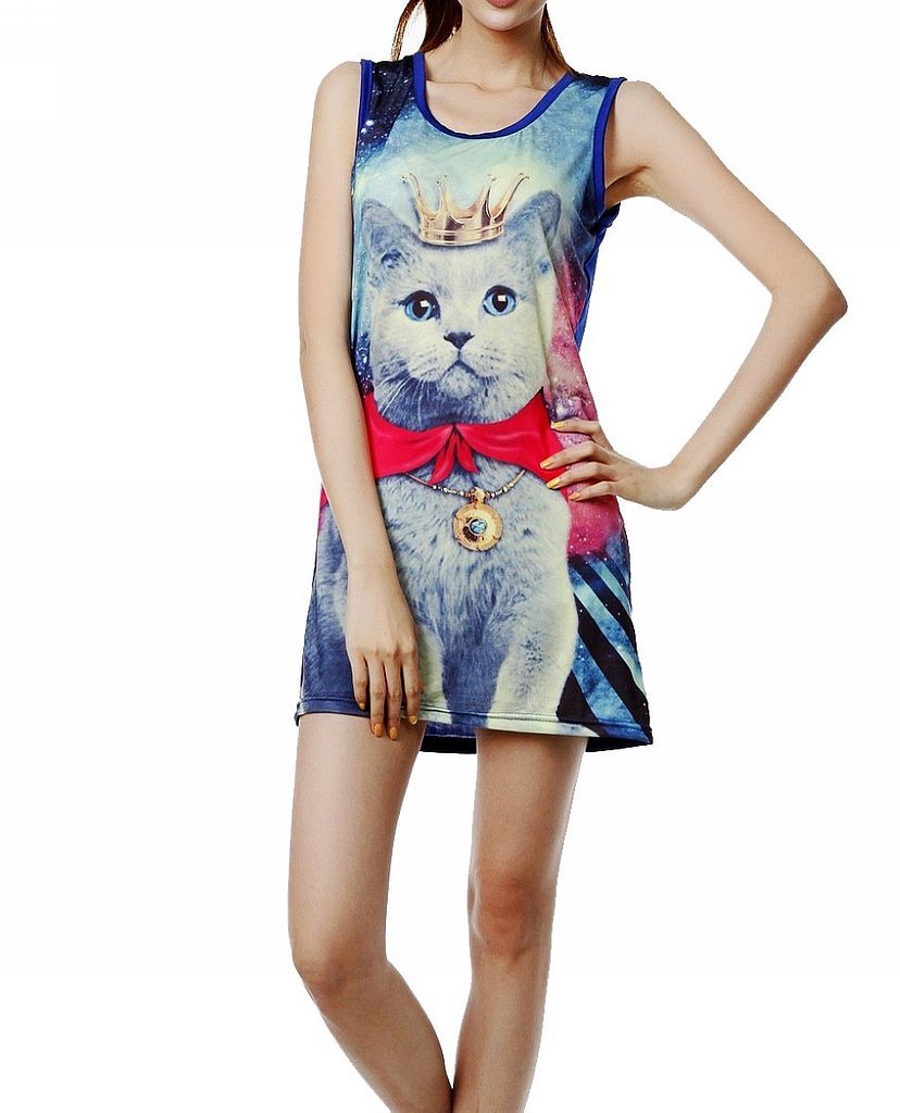 A cat . . . in the galaxy . . . that's a prince? This cat dress ($9, originally $20) is everything.
A cat . . . in the galaxy . . . that's a prince? This cat dress ($9, originally $20) is everything.