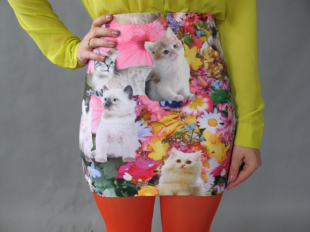 Um, is there anything more adorable than this kitty garden miniskirt ($56)?
Um, is there anything more adorable than this kitty garden miniskirt ($56)?